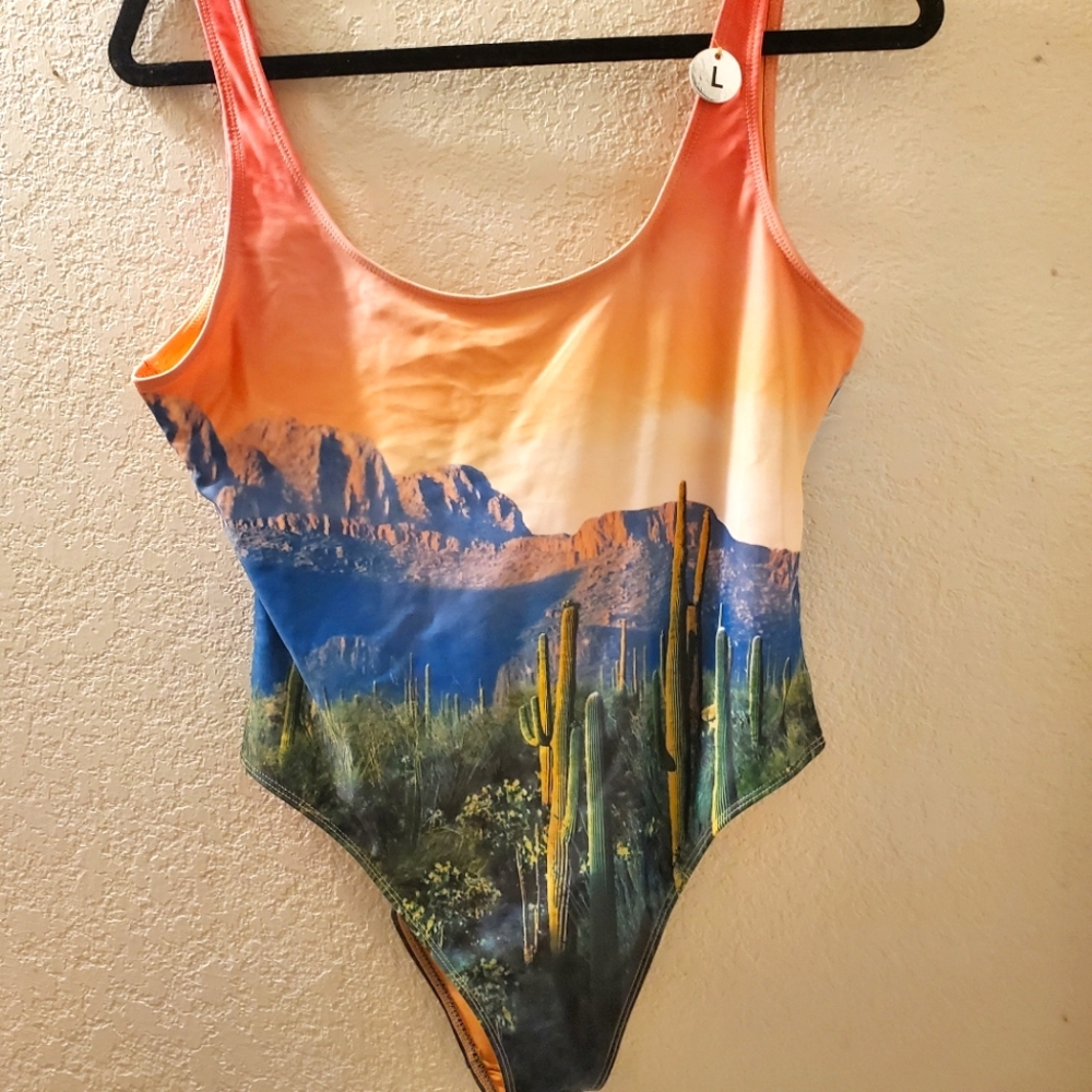 Brand New Forever 21 Cactus One-Piece